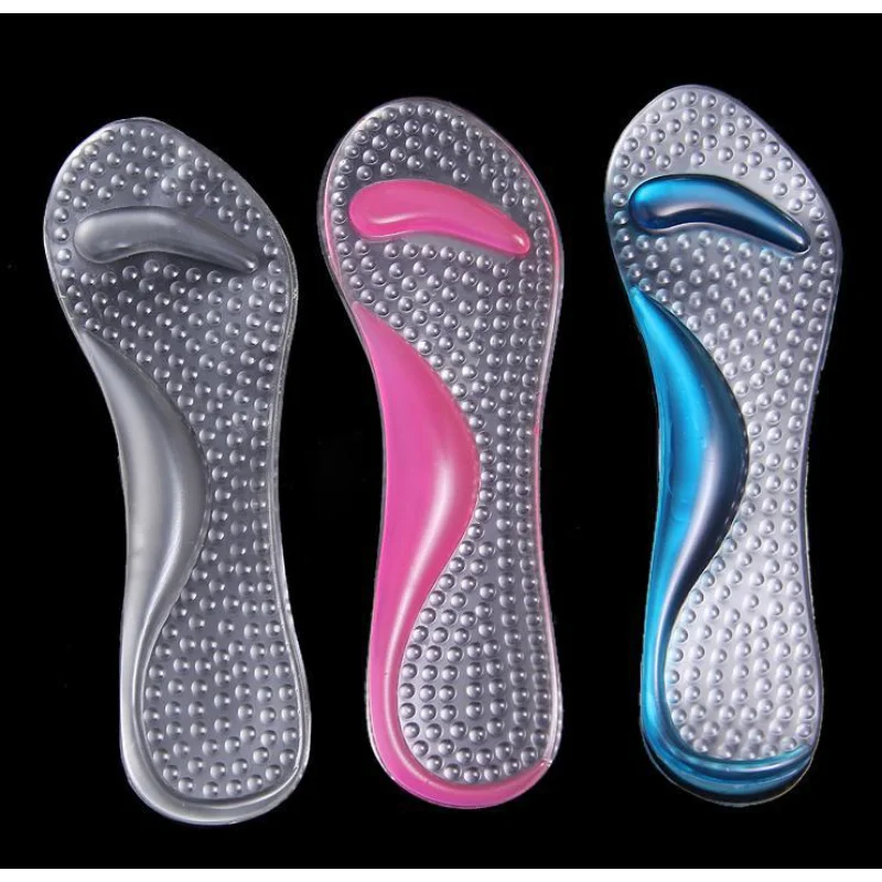 

Orthopedic Insoles for Women Shoes Flat Feet Arch Support Silicone Gel Insoles for High Heels Inserts Foot Massager Shoe Pads