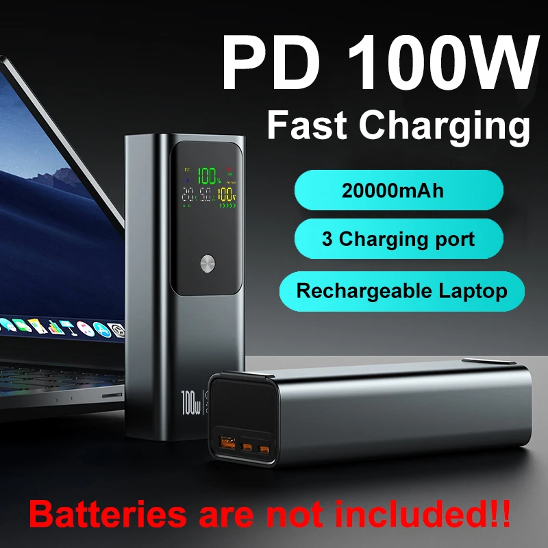 PD100W DIY Battery Charger Case Fast Charging for 4PCS 21700 thumbnail 2