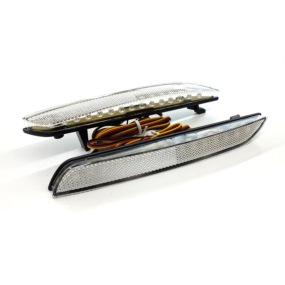 FOR HONDA FIT JAZZ CRZ STEPWGN‌ 2Pcs Car Led Rear Bumper Light Reflector Driving Brake Lights DRL Rear Fog Lamp Accessories detail image 6