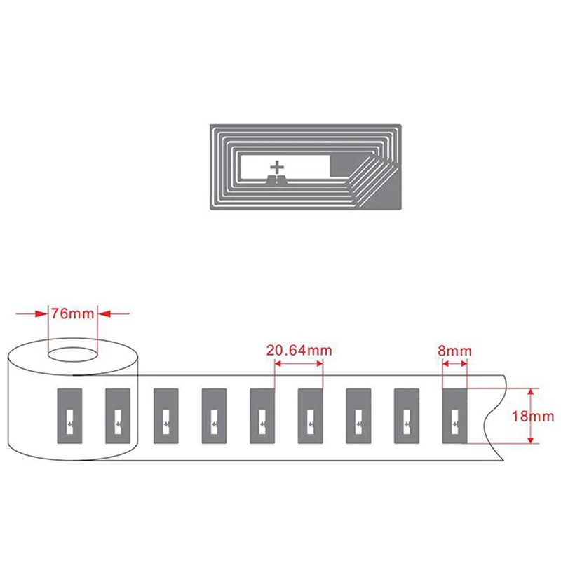 10 sztuk NTAG213 naklejka NFC ISO 14443A 13.56MHZ RFID Programmer Chip uniwersalny