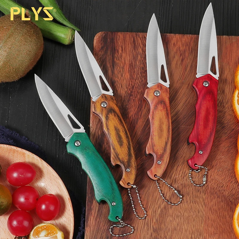 PocketFruitKnifeStainlessSteelFoldingoutdoorKnifewithNonslip