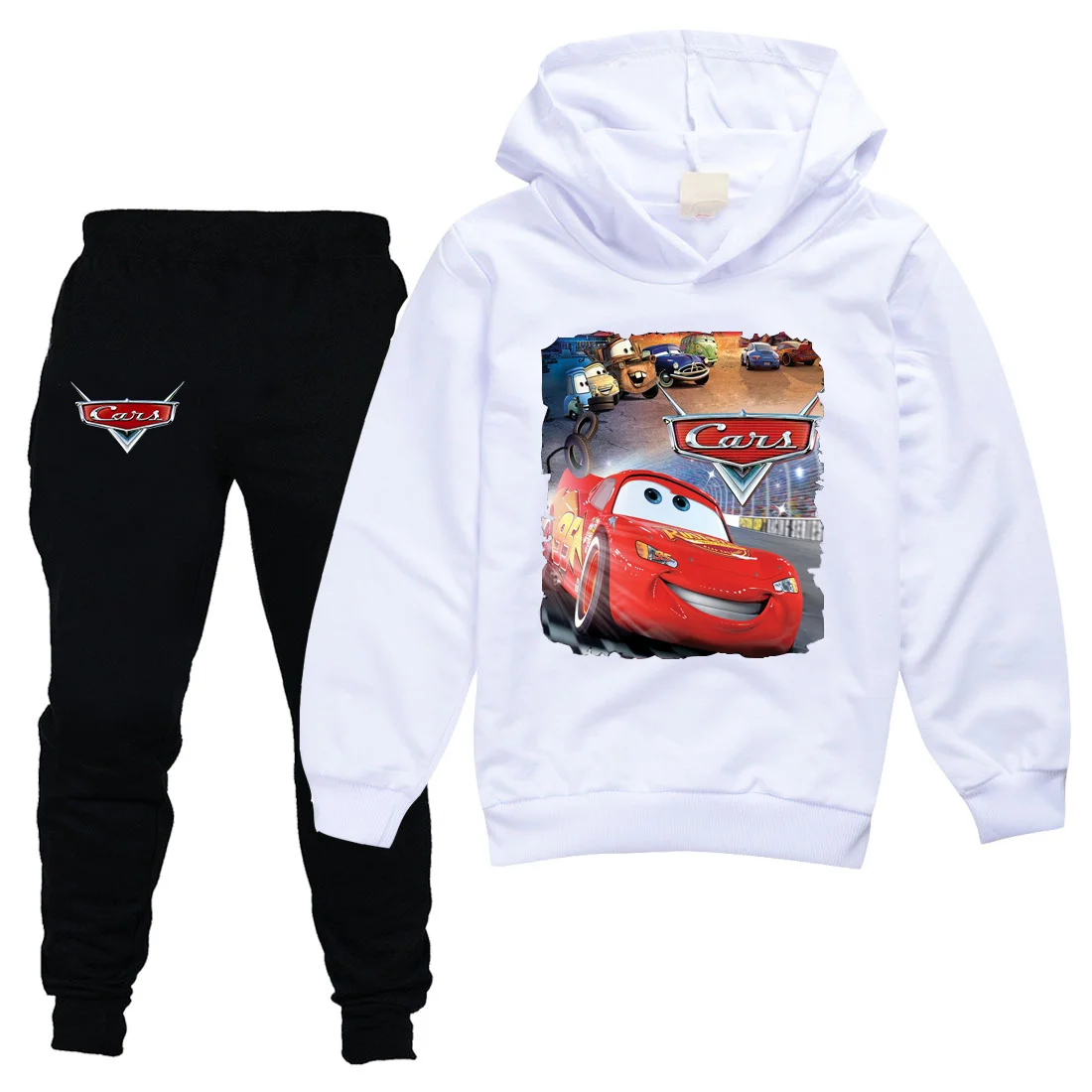 Cars Lightning Mcqueen Kids Hoodie Jogging Pants Tracksuit Sweatshirt  Outfit Set