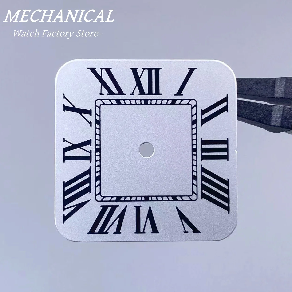 27MM Square Dial with Roman Numerals and Calendar