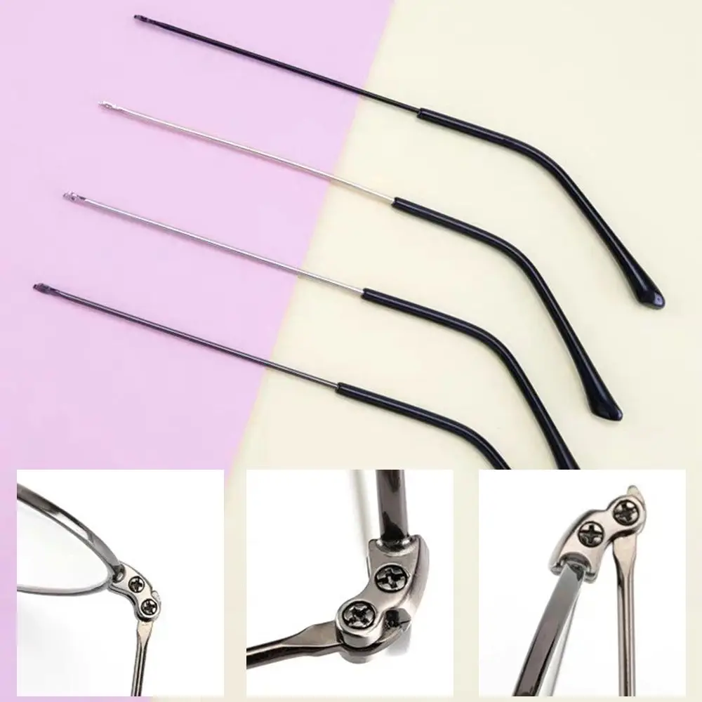 Glasses Metal Replacement Leg Temple Arm Eyewear Accessories Anti-Slip Glasses Frame Repair Universal 1 Pair