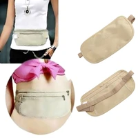 Travel Money Belt RFID Against Invisible Theft Secret Wallet  Under Clothes Belt Wallet Security Travel 2