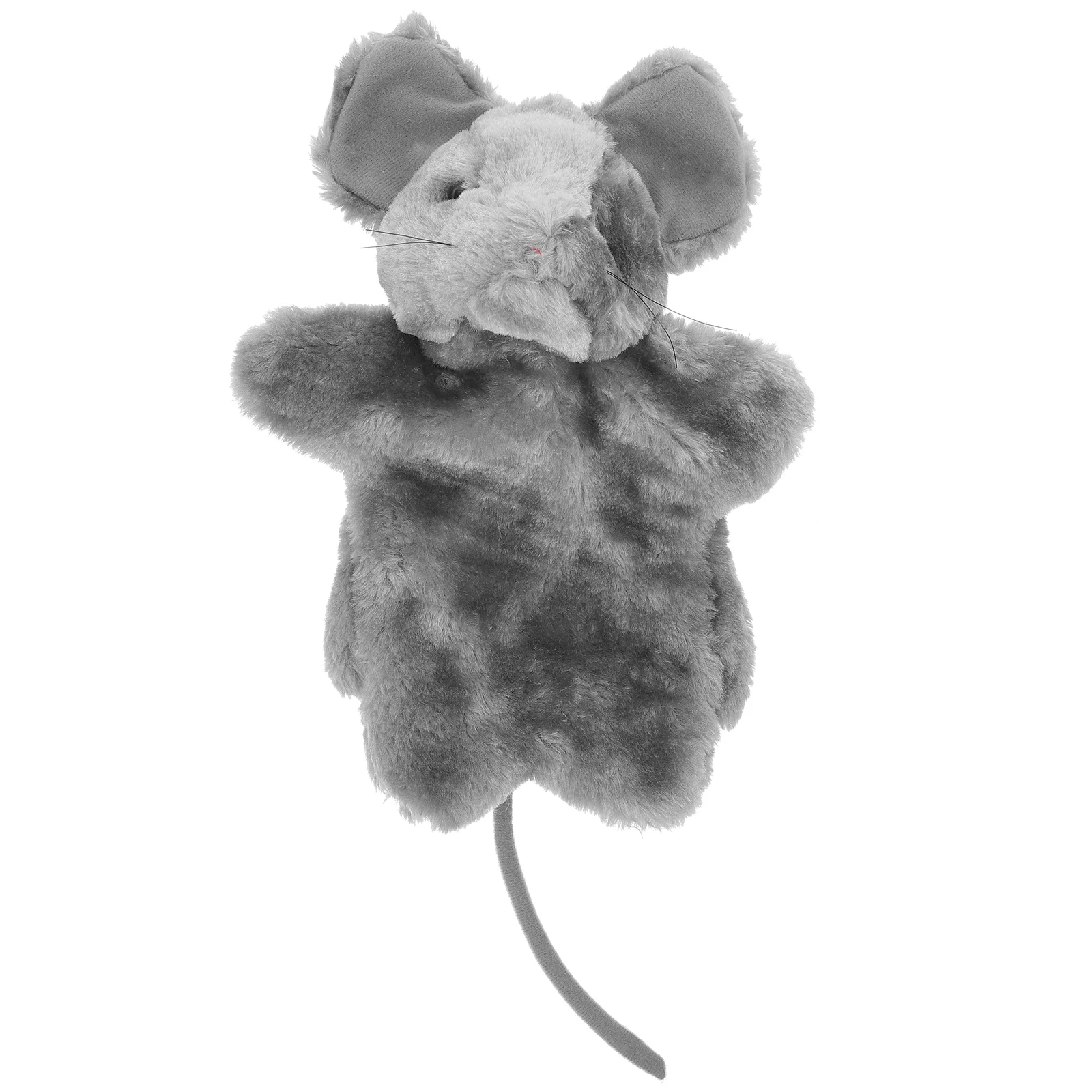 

Plush Mouse Hand Puppet Soft Animal Puppet Open Movable Mouth Rat Puppet Toy Pretend Play Storytelling Interactive Toy