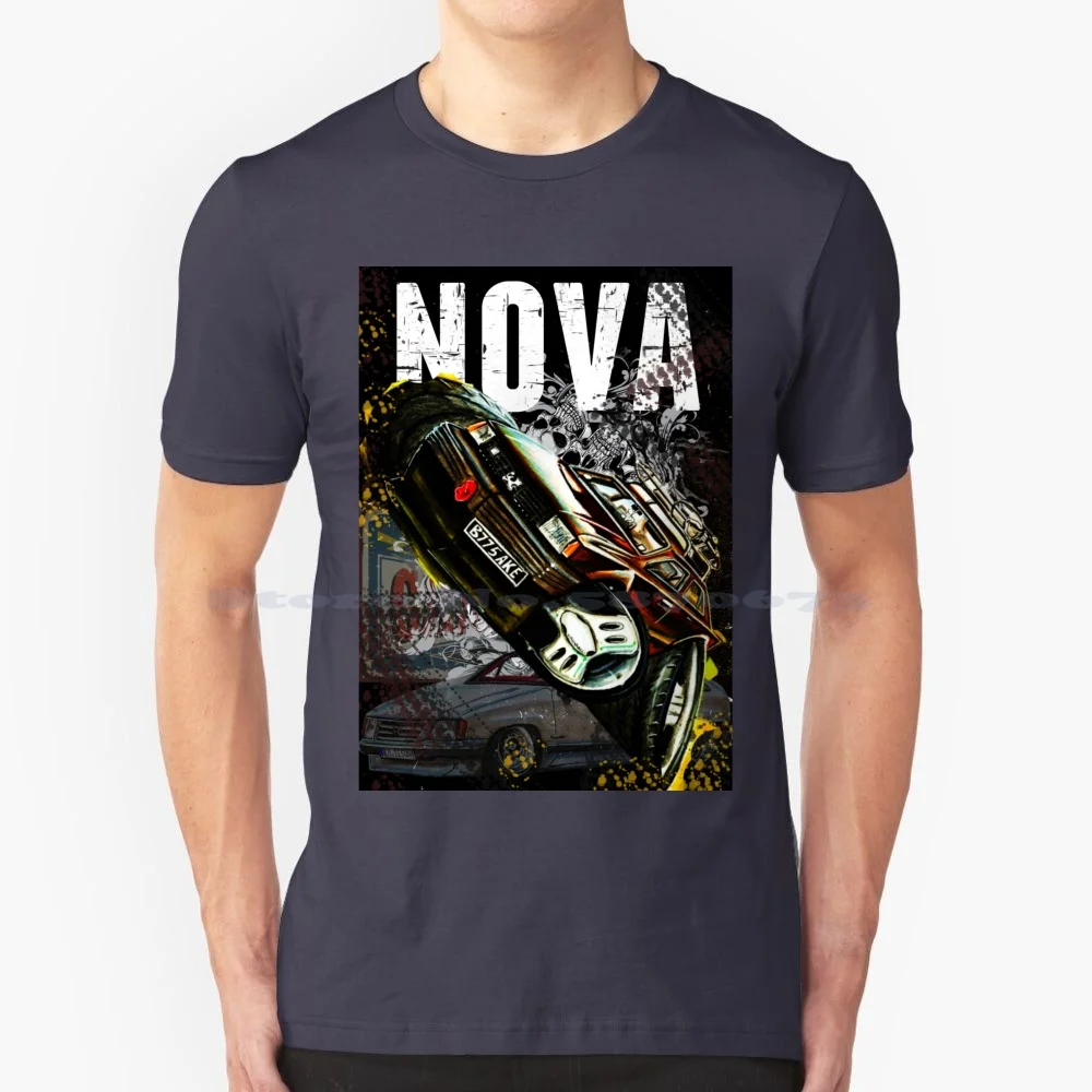 Nova Toon T Shirt 100% Cotone Tee Astra Insignia Cavalier Nova Sr Opel Corsa A Vectra Ascona Calibra Kadett Nova Gsi Nova Gte