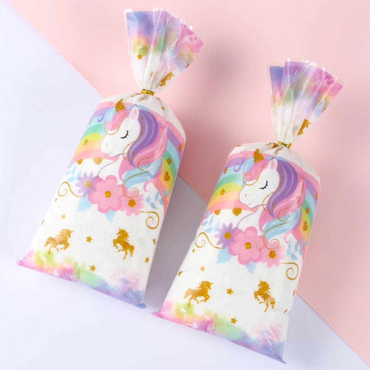 Rainbow Unicorn Birthday Party Supplies - Disposable Tableware and Decorations