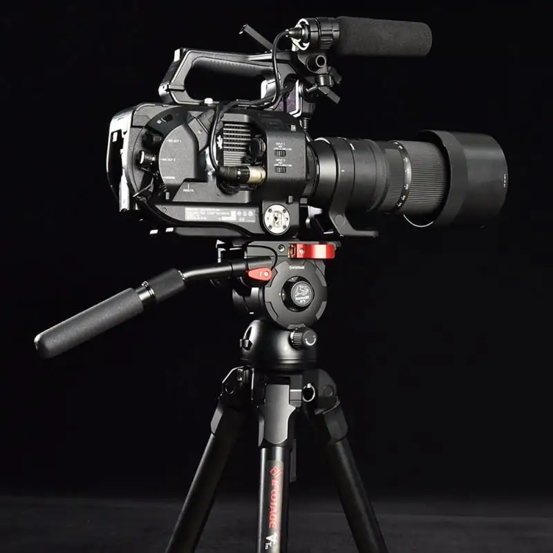 Ifootage Komodo K7 Panoramic Tripod Fluid Head Hydraulic Fluid Video Head For Camera Holder Mobile DSLR Max Load 7kg