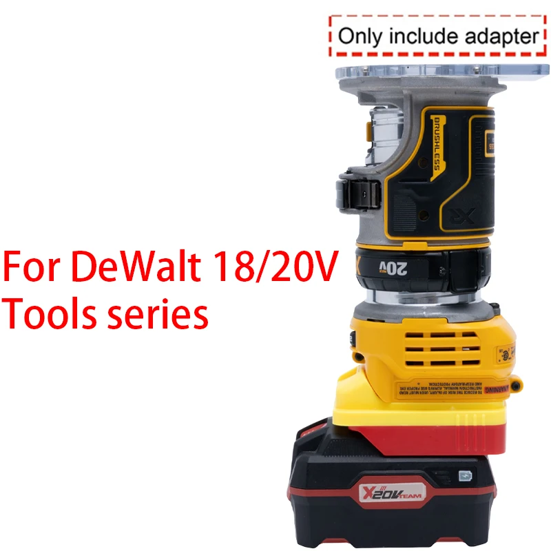Adapter For Black And Decker 20V Tools Fits For DeWalt For Milwaukee