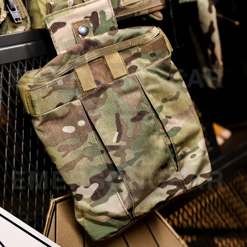 

Emersongear Tactical Dump Pouch MOLLE Drop Pouch Foldable Mag Recycling Holder Magazine Storage Purposed Bag Hunting Combat