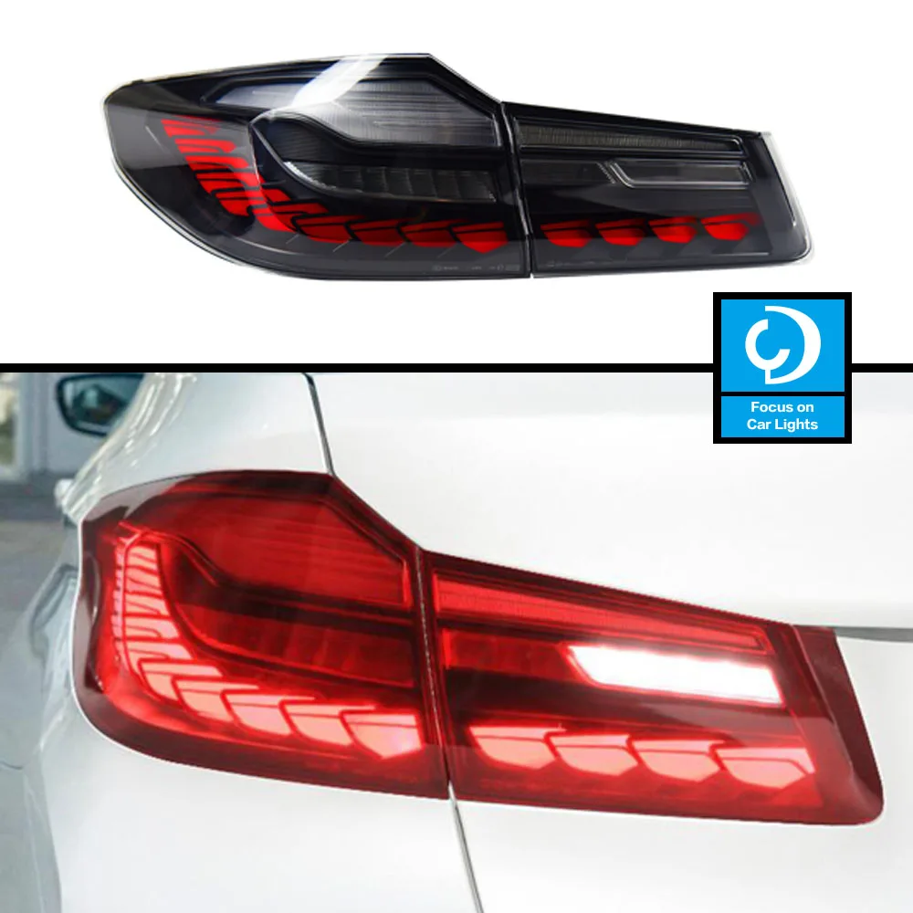 

Задний фонарь AKD для BMW G30, задние фонари 2018-2020 525i 530i F90 G38, задний фонарь, детали DRL Oled, автомобильные аксессуары, 2 шт.