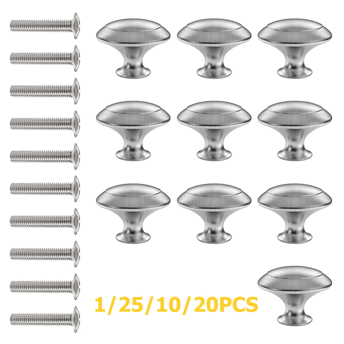 Drawer Knobs Cabinet Handles Cupboard Drawer Kitchen Stainless Steel DIY Knob Kitchen Cupboard Handle Furniture Hardware