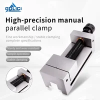 1.5/2 Inch High Precision Right Angle Vise Tools Steel Gad Tongs Manual Flat-nose Pliers For Fixture of Grinding Machine 1