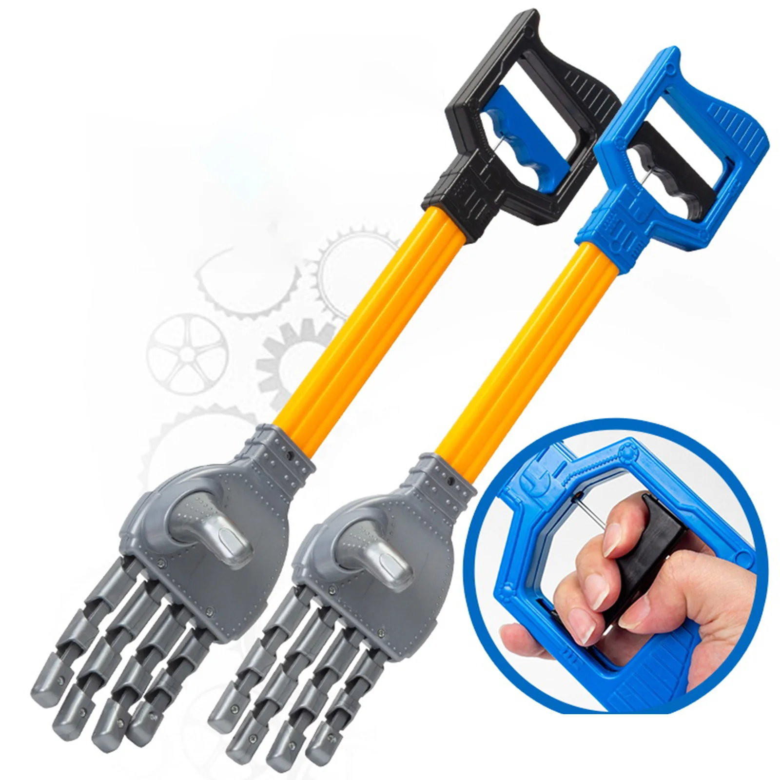 Robot Hand Kids Grabbing Pick Up Toy Long Arm Grabbing Picking Children Intelligence Grabber Litter Picker Toys for Gifts