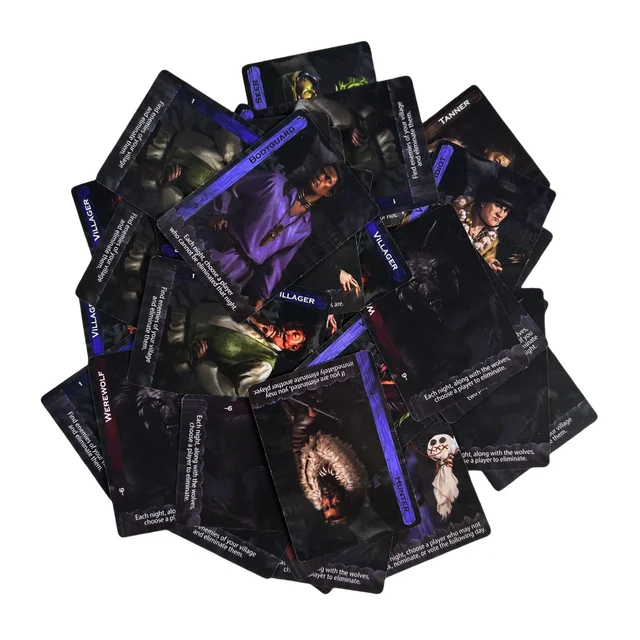 Ultimate Werewolf Cards Game English Visions Edition Deck Borad Playing Games A Party Game for Up To 30 Players 5