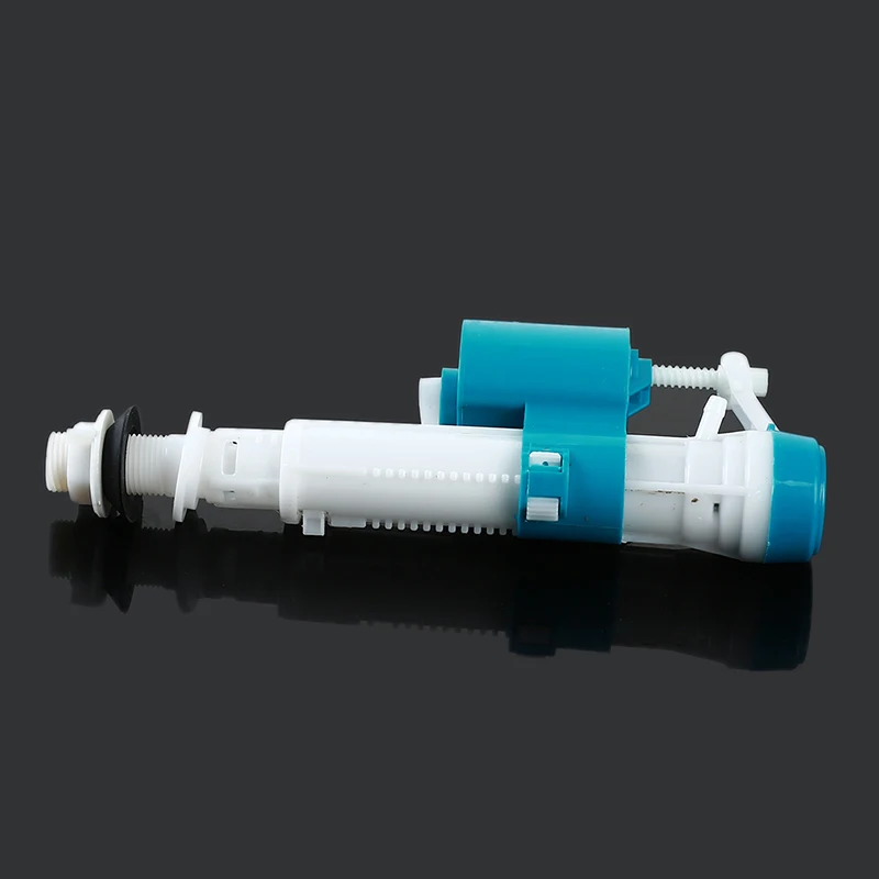 Toilet Water Tank Fittings 1PC Inlet Float Adjustable Flush Water Saving Push Button Intake Flush Valve Kits