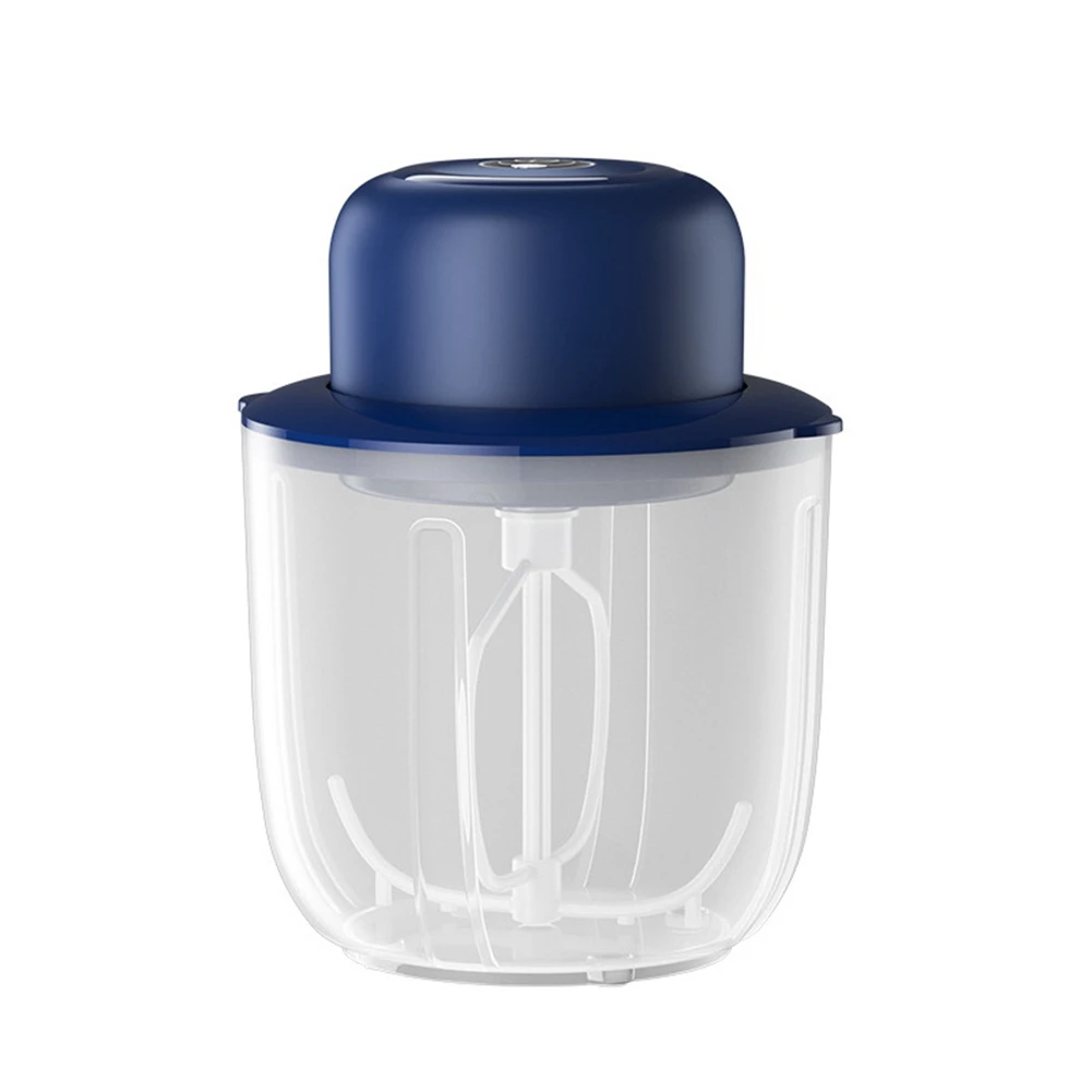 

Wireless Electric Whisk Stand Mixer Electric Egg Beater Milk Cream Blender Automatic USB Charging,1000Ml (Blue)