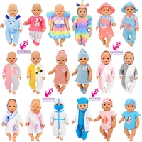 43 Cm Baby Doll Clothes Set 18" Doll Outfit Baby Girl Gift 40 Cm Nenuco Ropa Y Su Hermanita Toys Wears 1