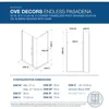 Corner Pivot Frameless Shower Door 60" in Oil Rubbed Bronze Shower Doors 3