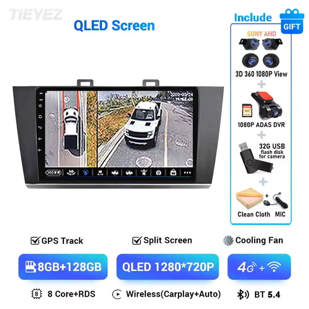 8G-128GB 360 DVR