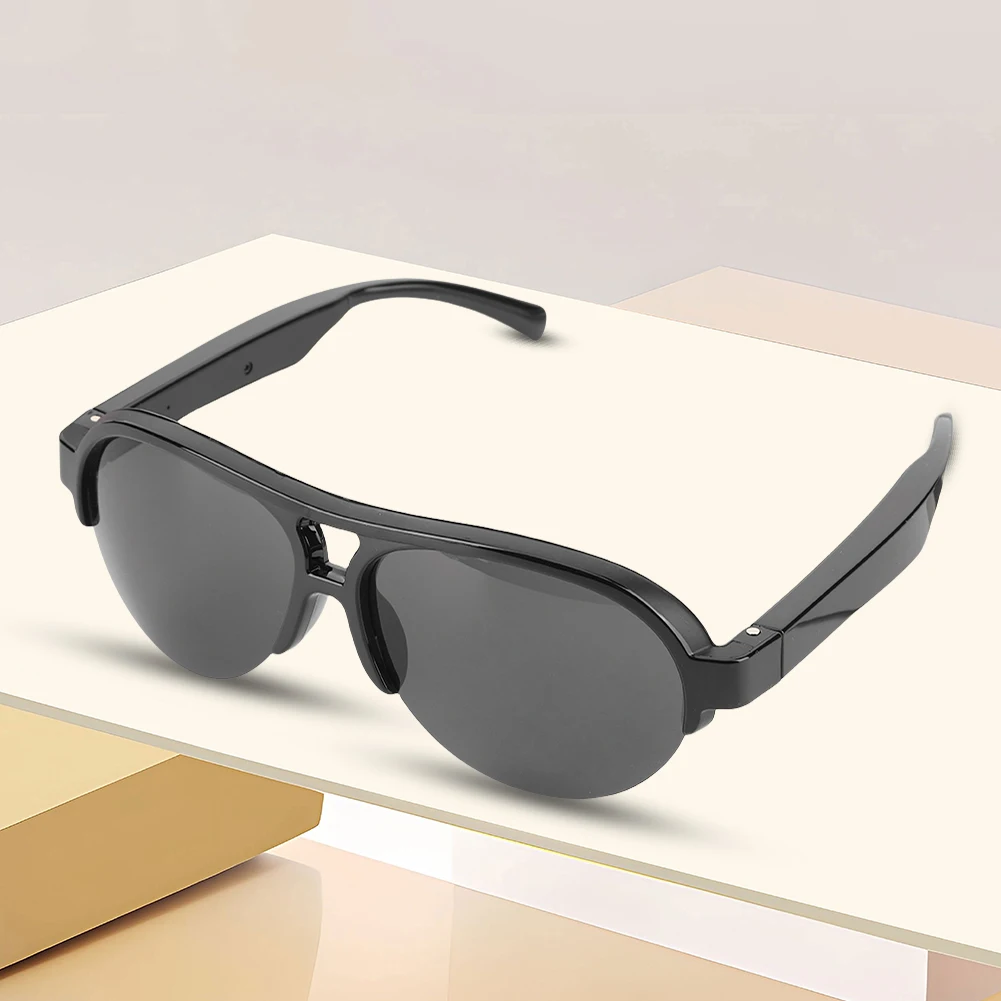144 Languages Smart Glasses Translator Bluetooth-Compatible 5.3 Open Ear Sunglasses UV Protection Waterproof for Android and iOS