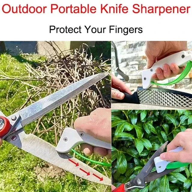 Pocket Sharpen Garden Tool Shears Scissor Sharpener Garden Tool Sharpener  Blade Sharpener Portable Sharpener for Women - AliExpress