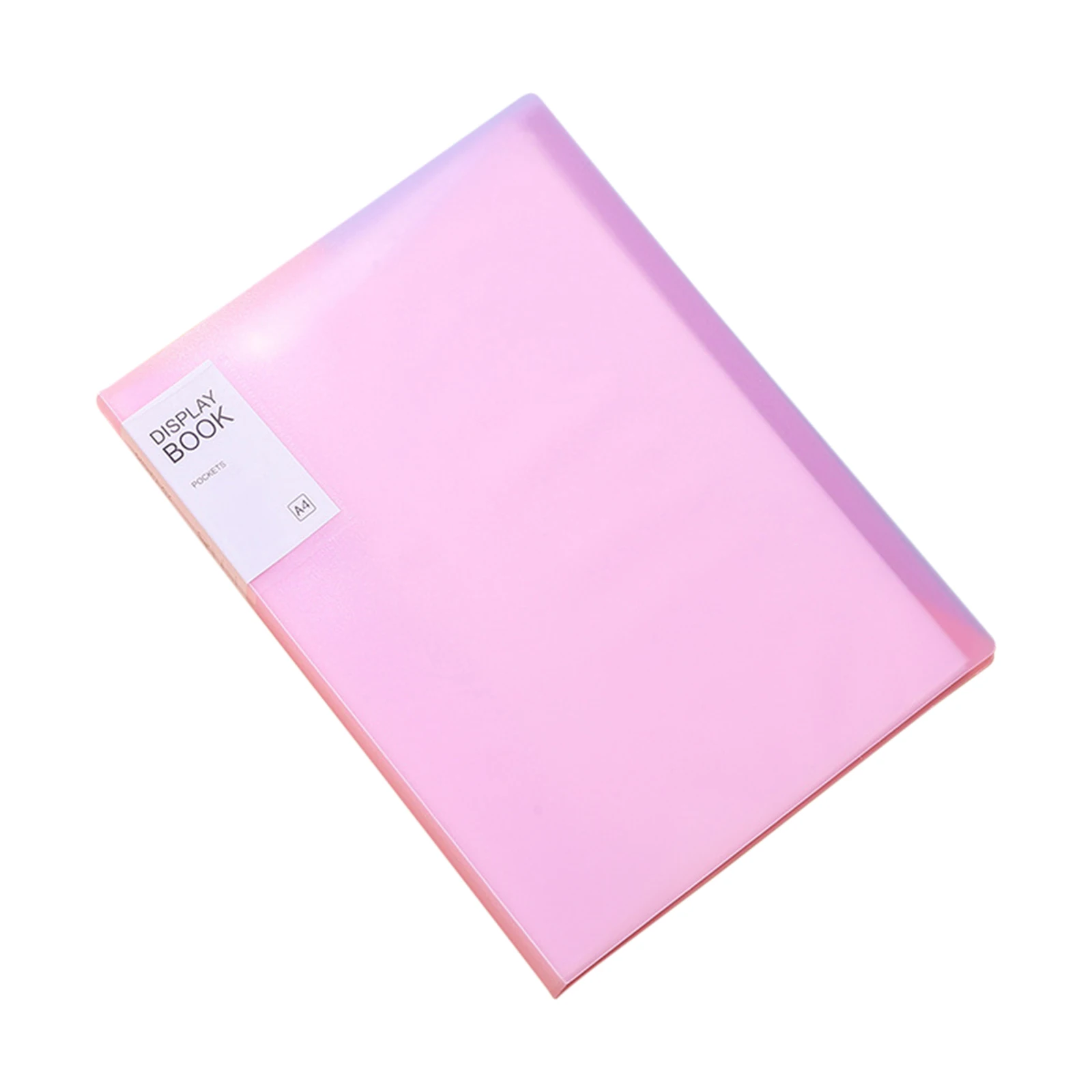A4 30pages Document Bag Waterproof File Folder Plastic Transparent Large Capacity File Pouch Office School Supplies