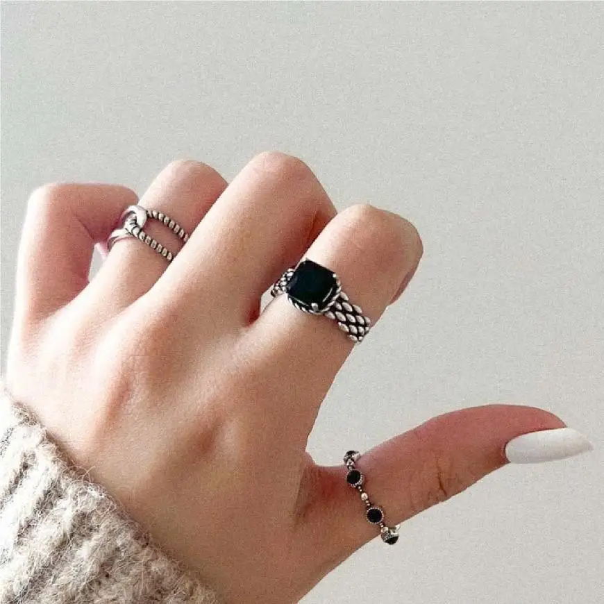 Diamond Ring Pandora Black Vibrant Spirit Ring Engagement Ring