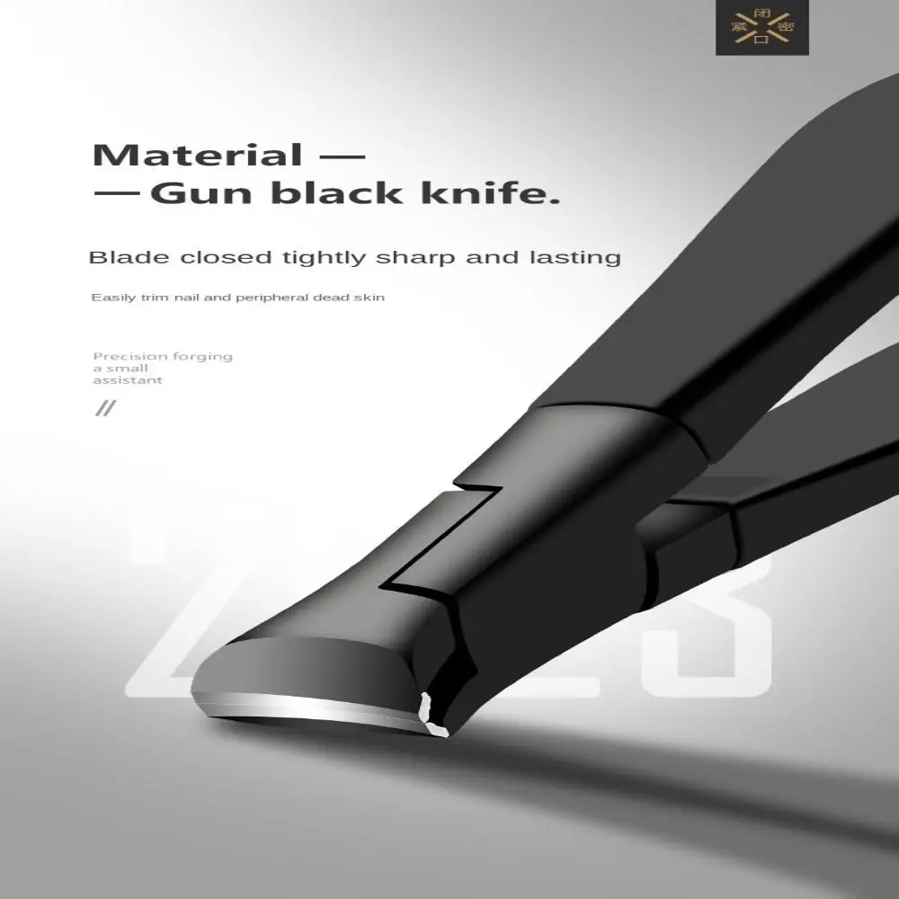 Nail Clipper Wide Jaw Opening Anti-Splash