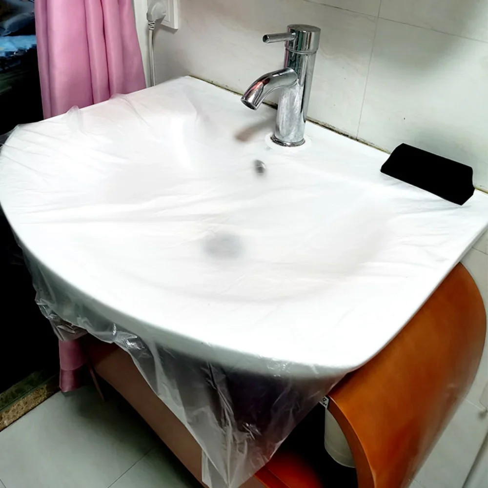 20pcs New Disposable Bathroom Tub beard Hair Organizer piece Disposable wash basin beard bib cleaning cloth 3
