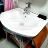 20pcs New Disposable Bathroom Tub beard Hair Organizer piece Disposable wash basin beard bib cleaning cloth 3