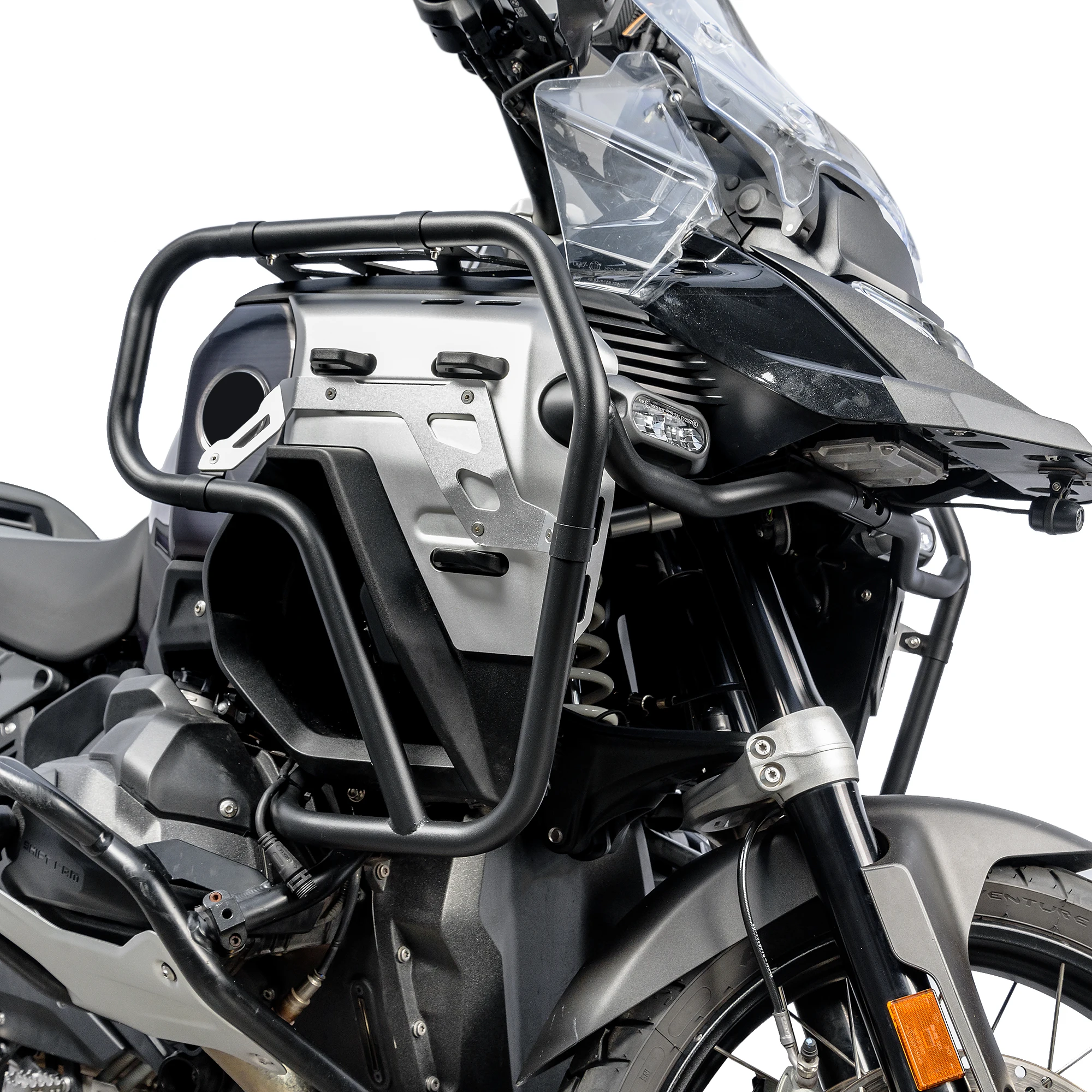 BMW R1300GS ADV 2024-2026 모터사이클 크래시 바 엔진 가드 스텁 케이지 하이웨이 범퍼 스테인리스 스틸 (ADV 모델 전용)