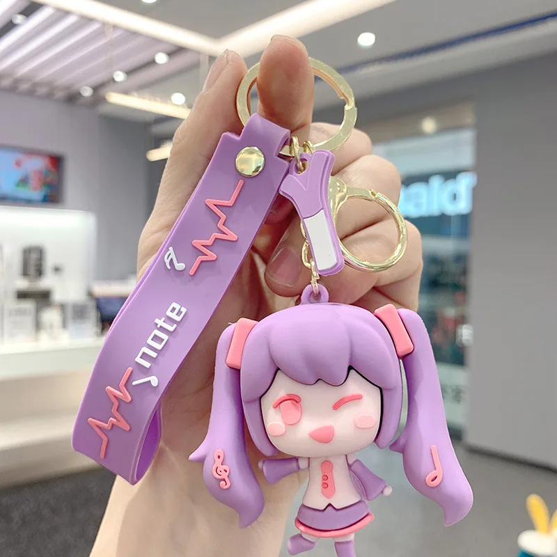 Cute Hatsune Miku Anime Keychain - Fashionable Backpack Pendant and Unique Surprise Gift