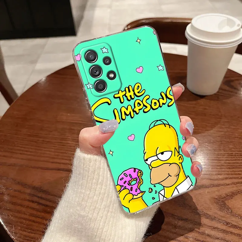 Homer-Simpsons Soft Clear Phone Case