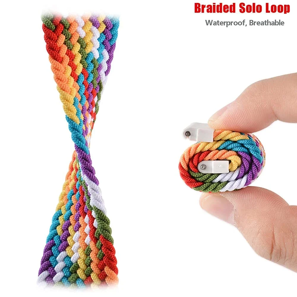 Braided Solo Loop Smartwatch Strap – Elegant and Durable Bracelet Band
