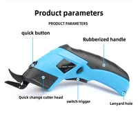 ZK40 Electric Scissors Cloth Cut Machine Lithium Charging Leather Sewing Tailor Scissor Tungsten Steel Blade Portable Hand Tool 2