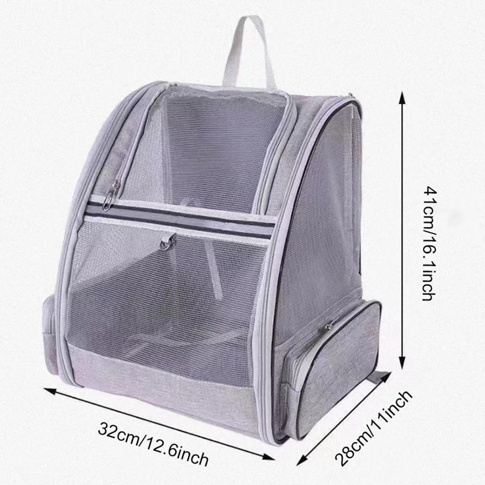 Pet carrier backpack pet bag pet carrier bag Collapsible dog backpack for small pet dog cat carrier backpack mesh ventilation bag breathable pet bag for outdoor travel