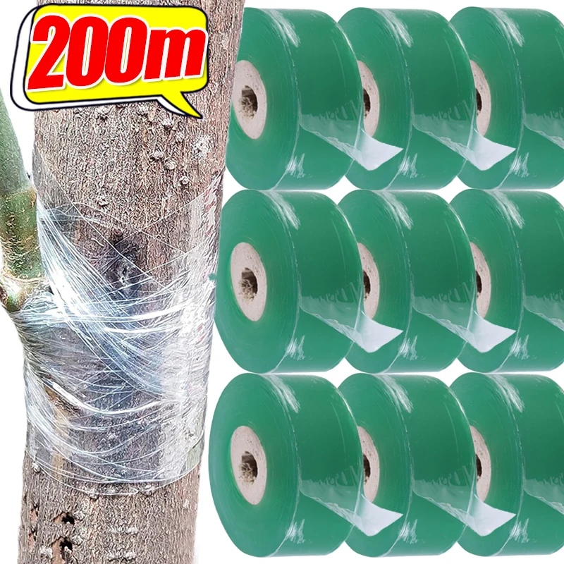Self-adhesive grafting tape film stretchable garden tree plants seedlings vine tomato grafting repair wrapping tapes garden tool grafting tape