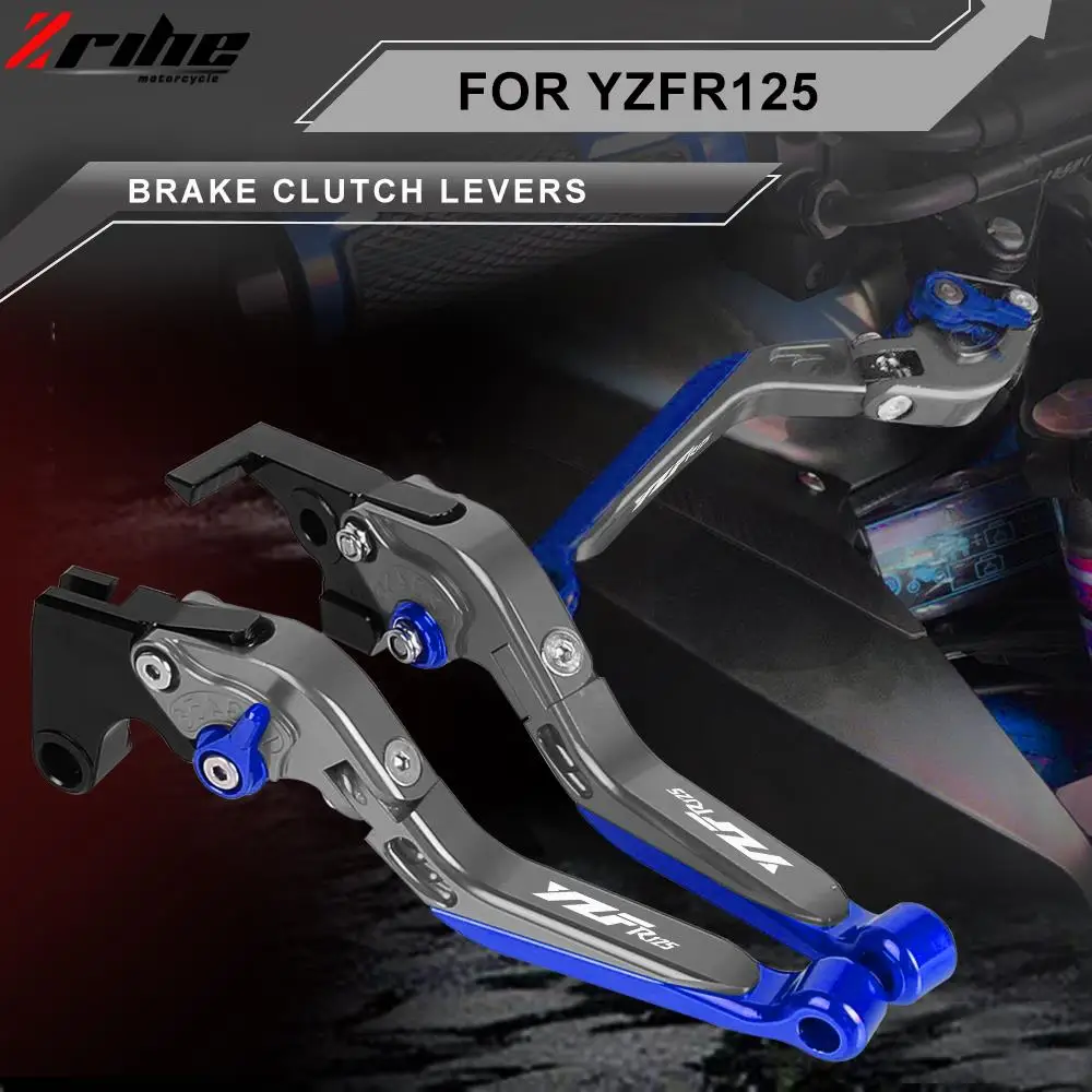 

CNC Motorcycle Brake Clutch Levers Extendable Folding Adjustable Handle Lever For YAMAHA YZFR125 YZF R125 All Years 2020 2021