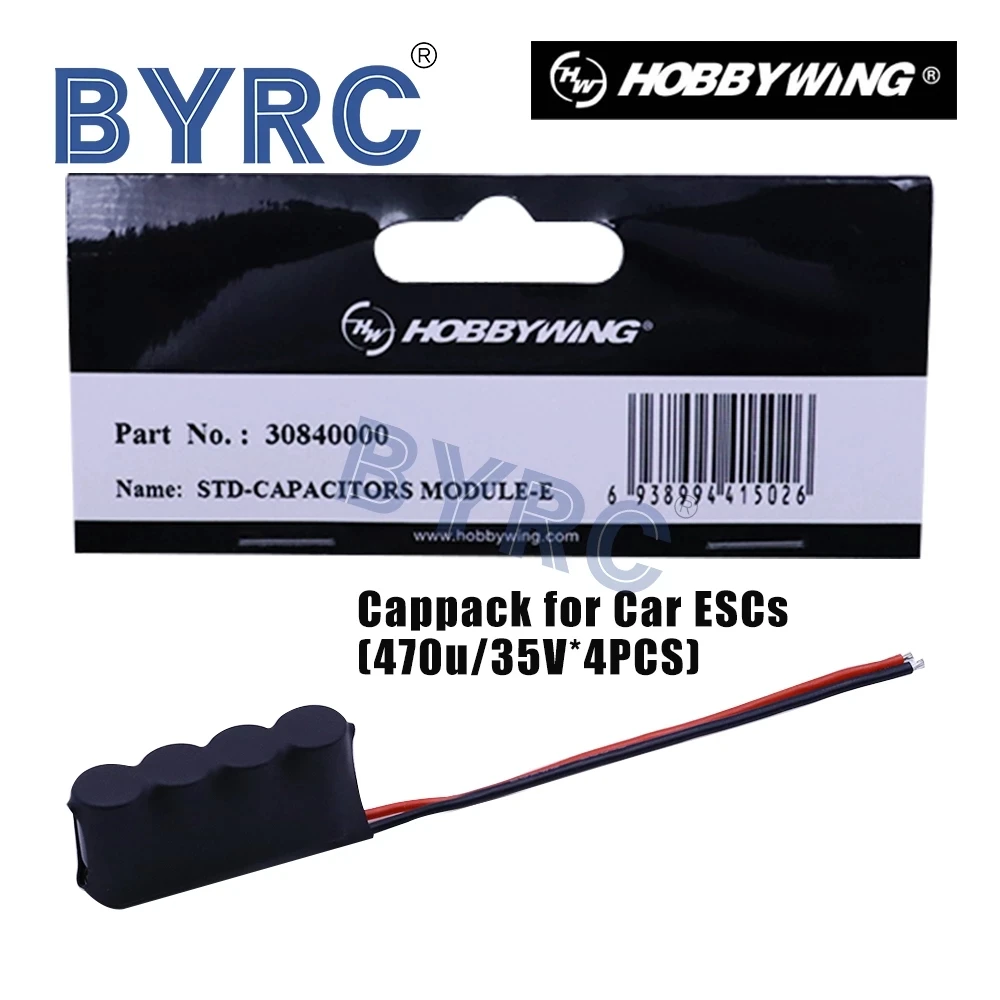 1Pcs Hobbywing Low-impedance Capacitor Module 4 for Ezrun Xerun Car ESC Super Module#4 470u/35V*4PCS 5.0 |