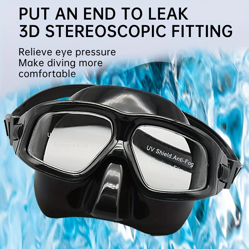 Professional Snorkeling Mask Diving Adjustable Transparent Goggles Suitable Water Sports Diving Scuba buceo 스노클링 마스크
