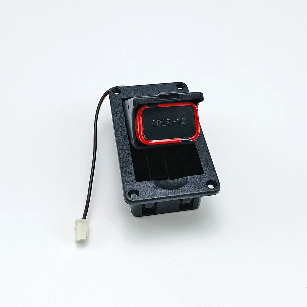 Gitarrenteile 9V Batteriegehäuse Halter Abdeckbox für Akustikgitarre Bass Pickup Schwarz von 1 Stück – Detail 8