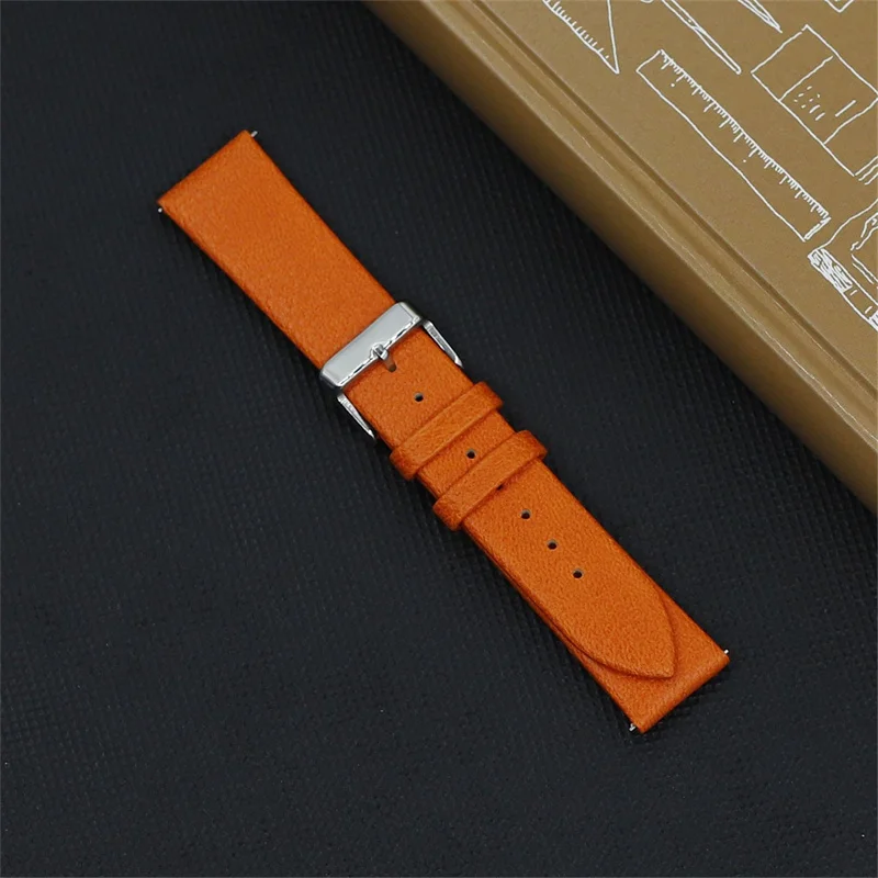 leather Strap for Samsung Galaxy watch 5 pro/5/4/Classic Active 2 bracelet for huawei GT/Amazfit-GTS-GTR-4-3-2-2e 20mm 22mm Band