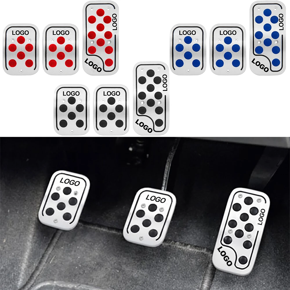 Universal JDM Car Styling Sports Modified Car Clutch Foot Pedal Pad Cover Customization Treadle Pedal Universal
