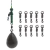 Carp Fishing Swivels Hair Ronnie Rig Connector Accessories Fishing Snap Hook Swivel For Carp Coarse Sleeve Terminal Tackle 20pcs 1
