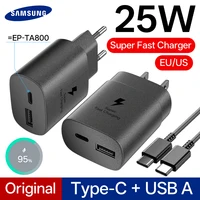Samsung 25W Super Fast Charger Type C Adapter Galaxy S26 S25 S24 S23 S21 S22 Plus A17 A07 A55 A35 A25 Z Flip Fold 7 6 5 Note 20 1
