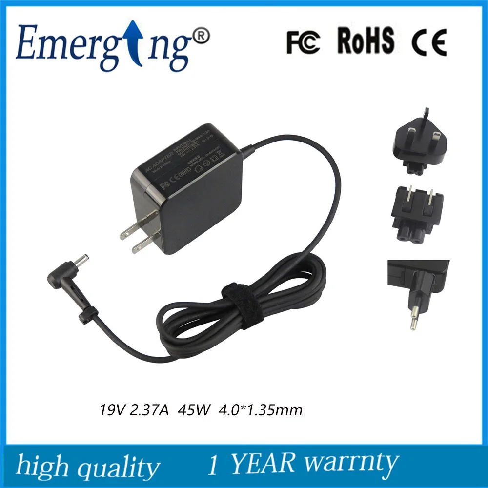 

19V 2.37A 4.0*1.35mm Charger Supply Laptop Adapter For Asus UX21A UX31A UX32A UX32V UX32VD UX21A-DB5x UX21A