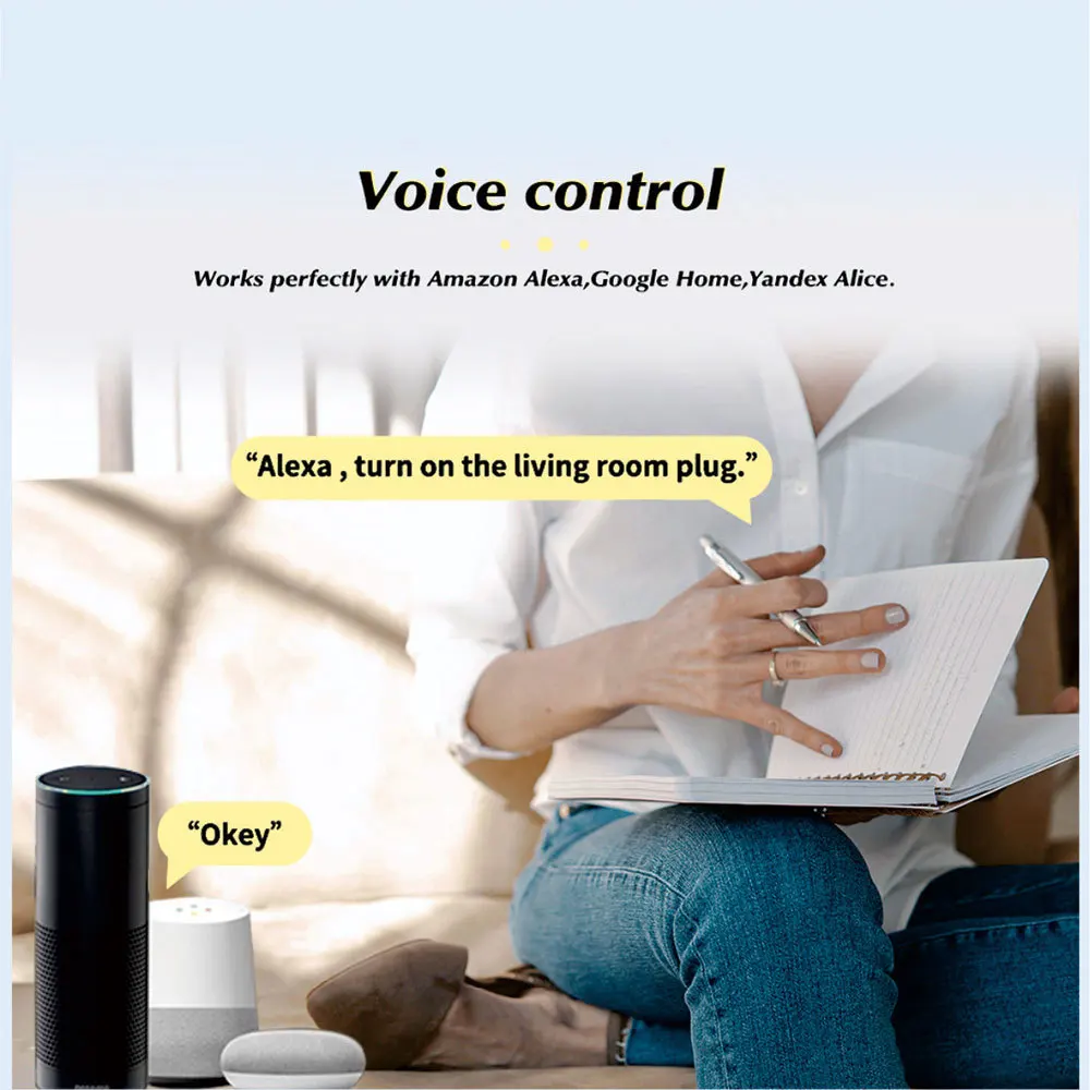 Soquete Tuya Wifi Smart eu com Monitoramento de Energia Função de Temporização Controle de Voz Via Alexa Google Home Yandex 16a 20a - Image 6