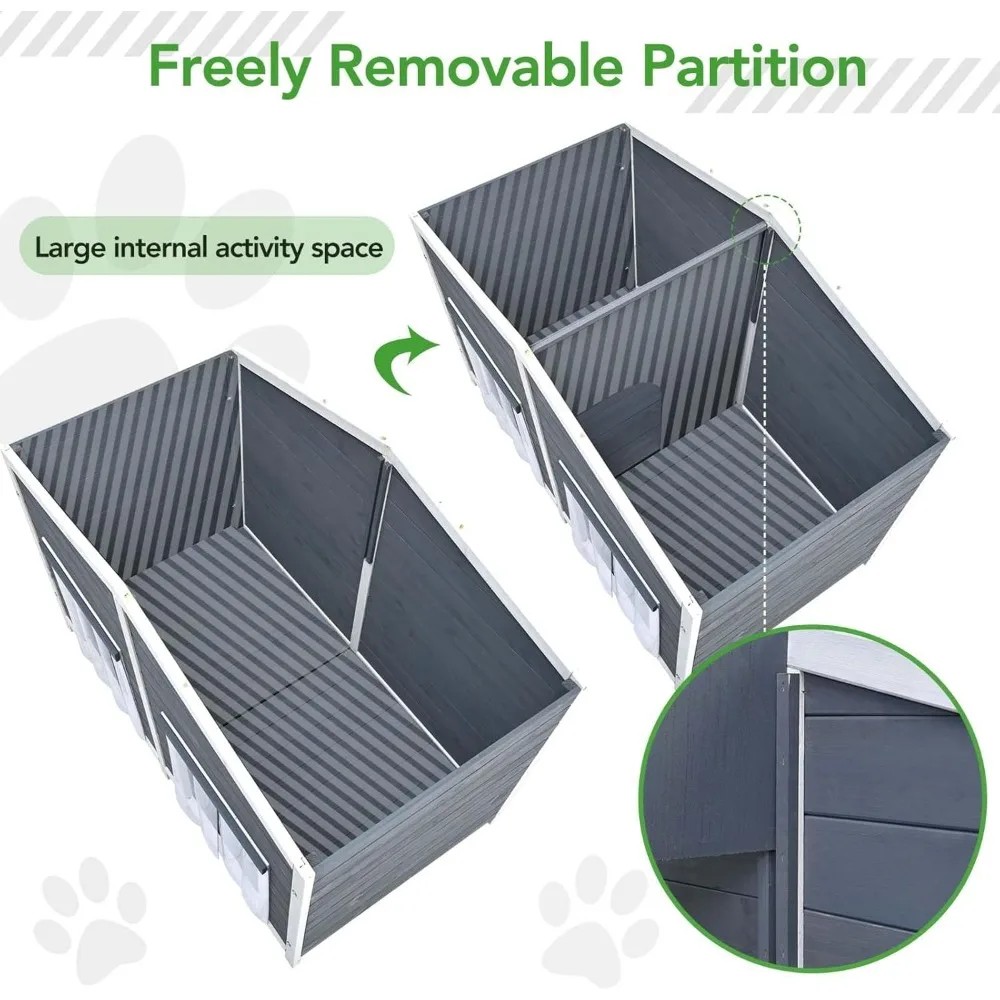 Wooden Outdoor Dog House 4